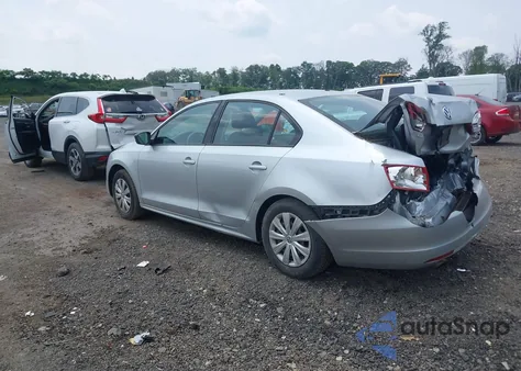 2014 Volkswagen Jetta 2.0L S from USA, damaged, VIN 3VW2K7AJ3EM244603